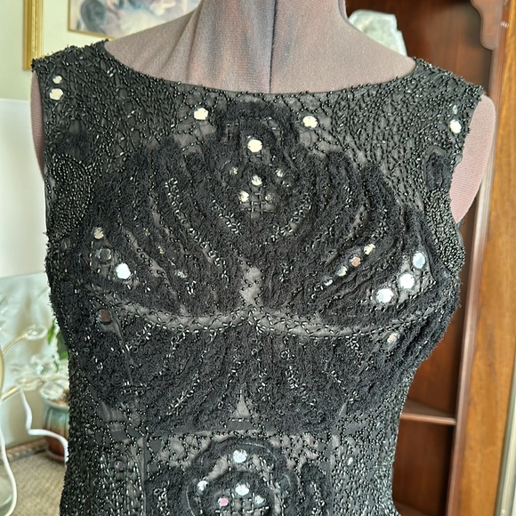 French Connection Black Sequin Cocktail Dress size 0/XS - Picture 1 of 9